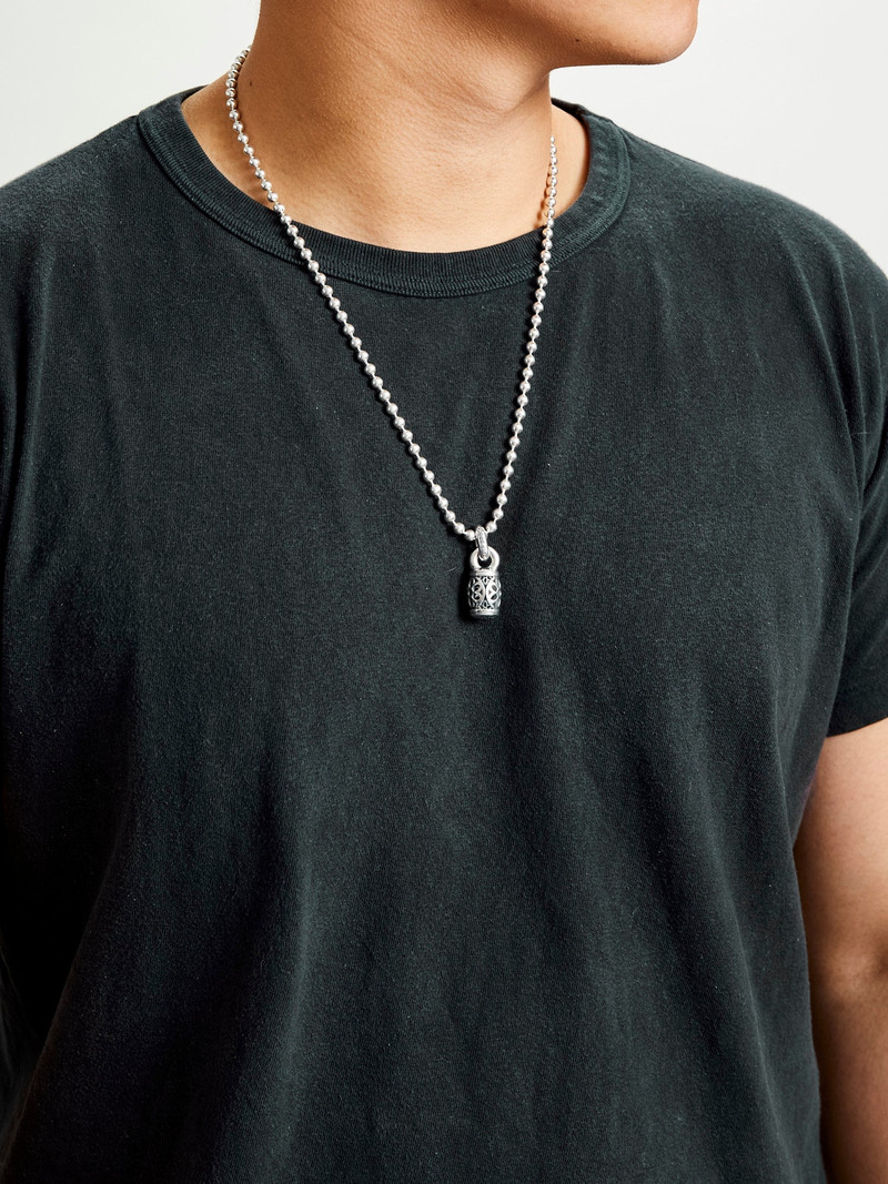 GOOD ART HLYWD Baby Barrel Pendant in Sterling Silver outlook