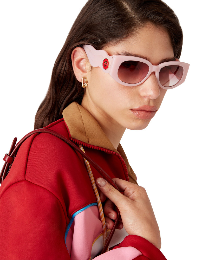 CASABLANCA Pink The Memphis Sunglasses | Casablanca Paris outlook