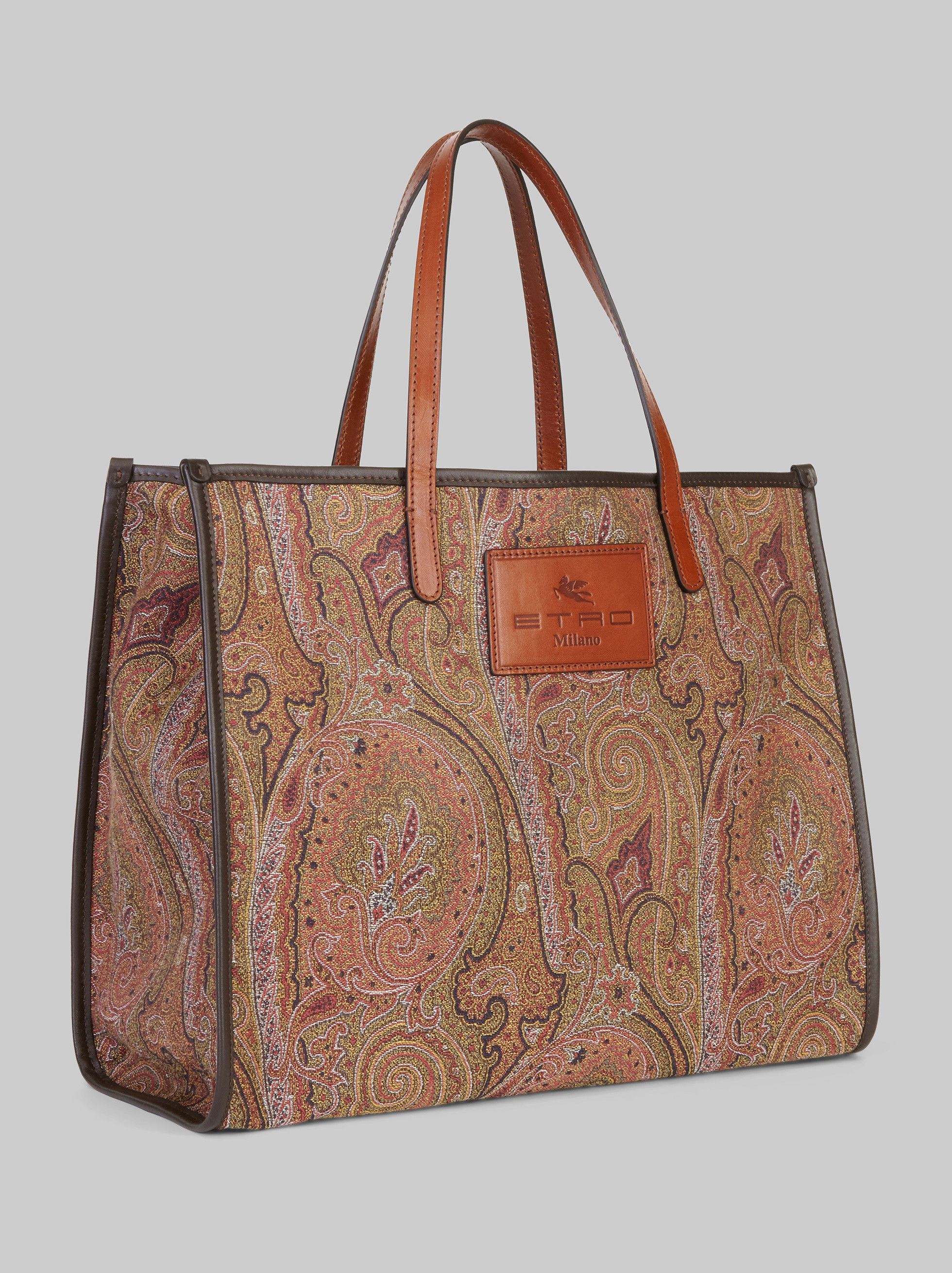 PAISLEY JACQUARD SHOPPING BAG - 5