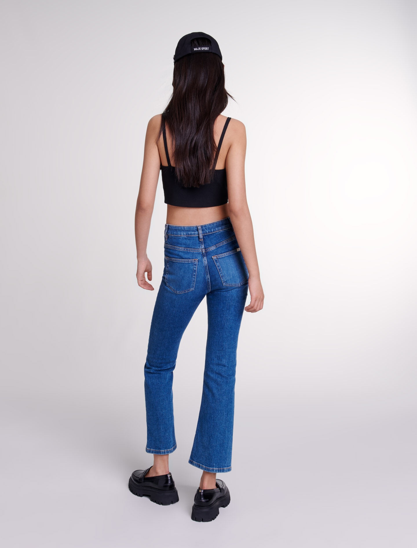 Diamanté crop top - 4
