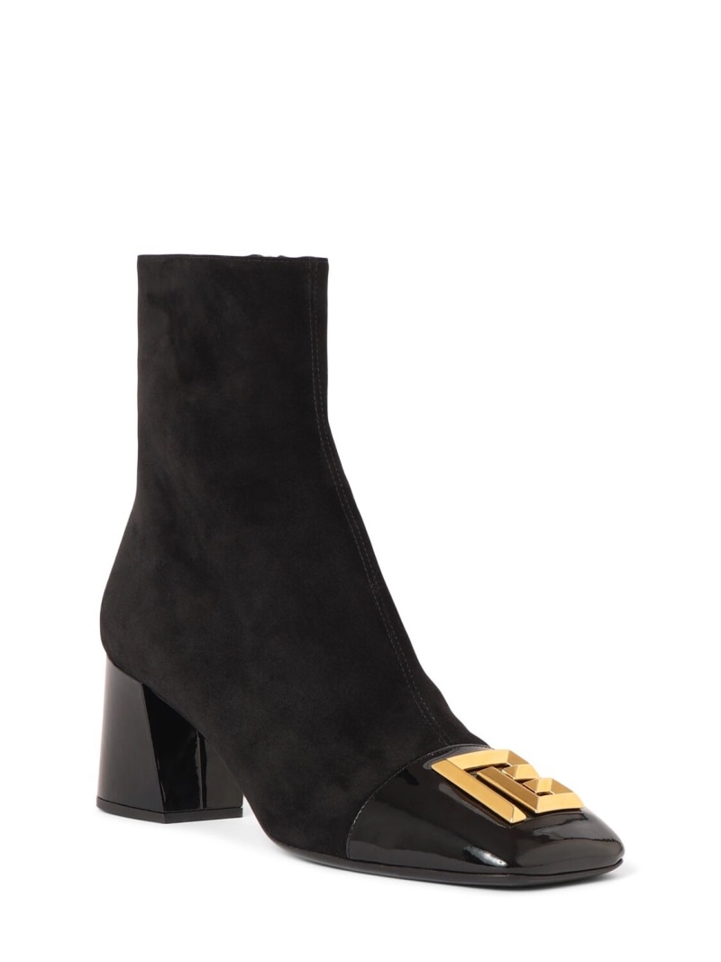 75mm Edna suede ankle boots - 3