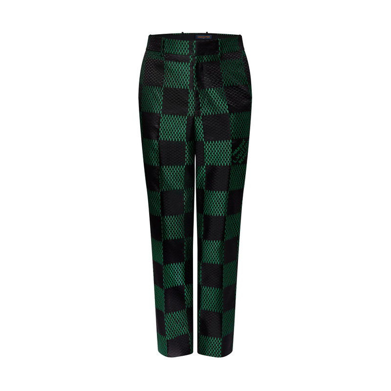 Damier Nylon Cigarette Pants 1