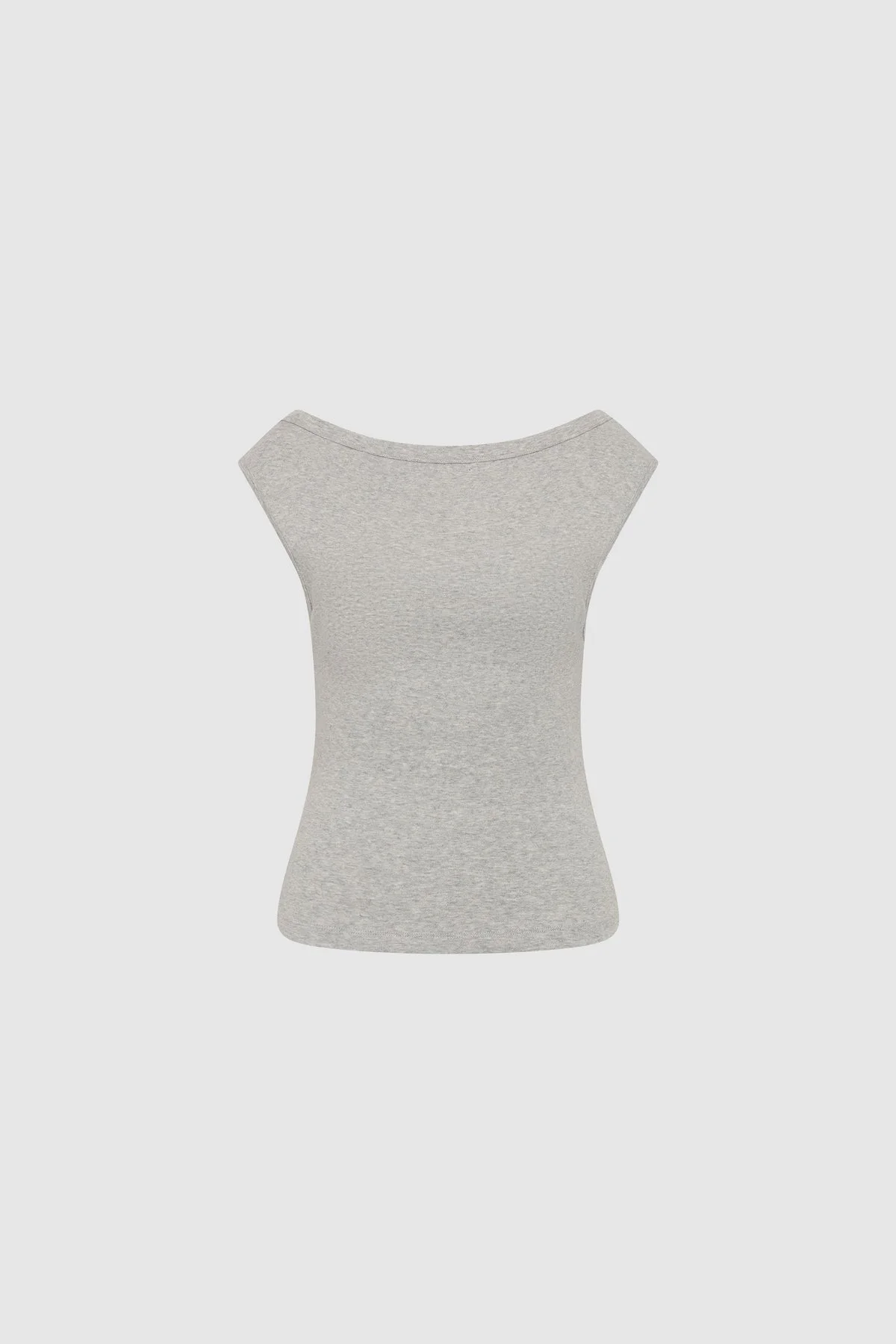Organic Cotton Ballerina Top - Grey Marle - 1