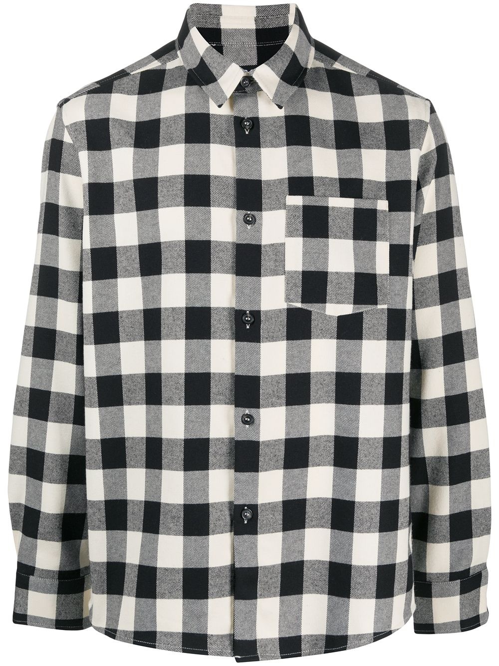 gingham check shirt - 1