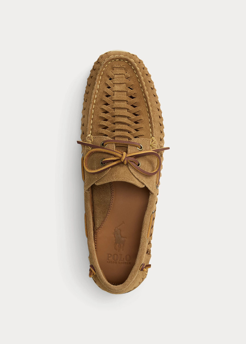 Merton Woven Suede Boat Shoe 4