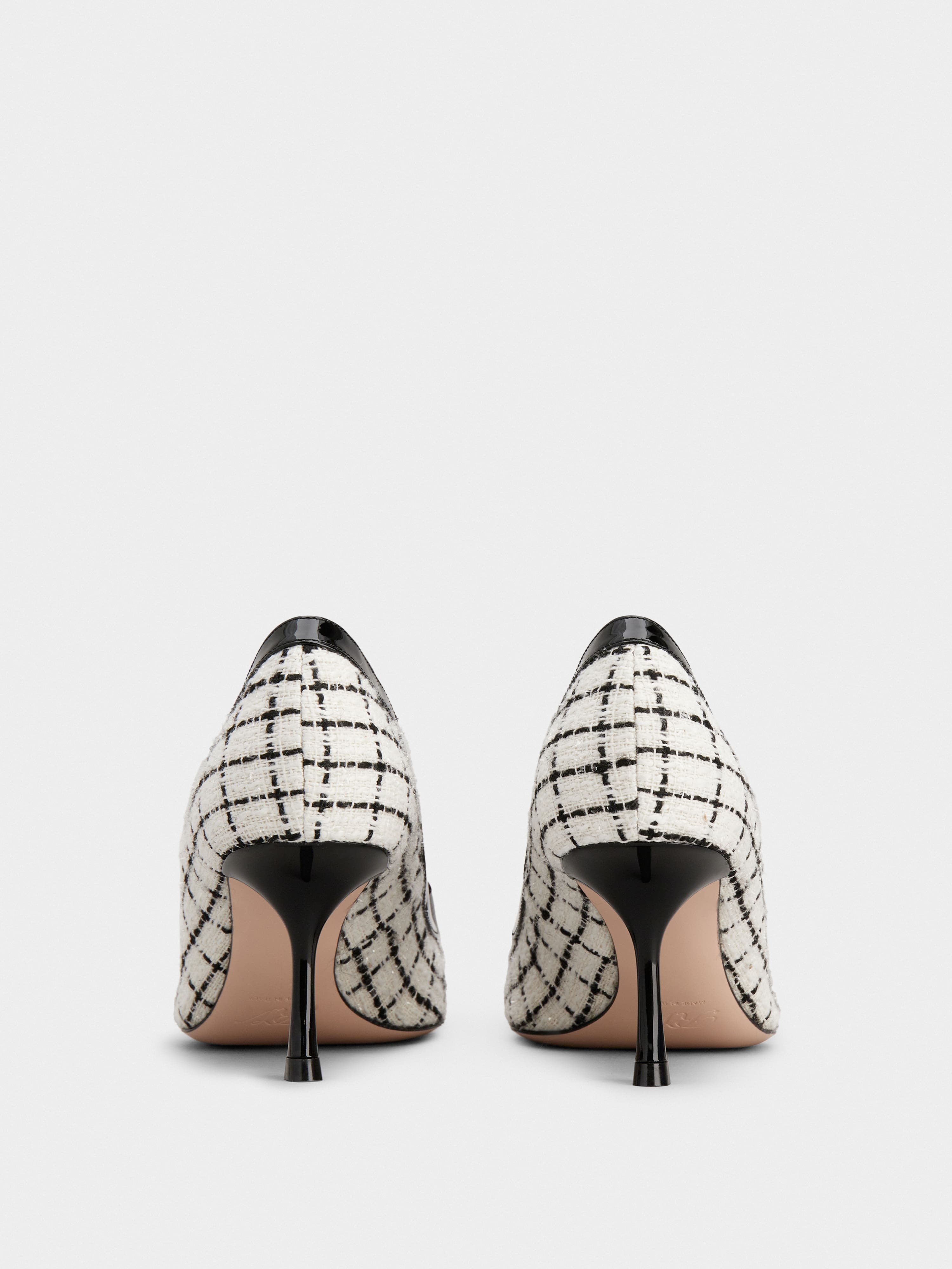 Viv' in The City Pumps in tweed - 5