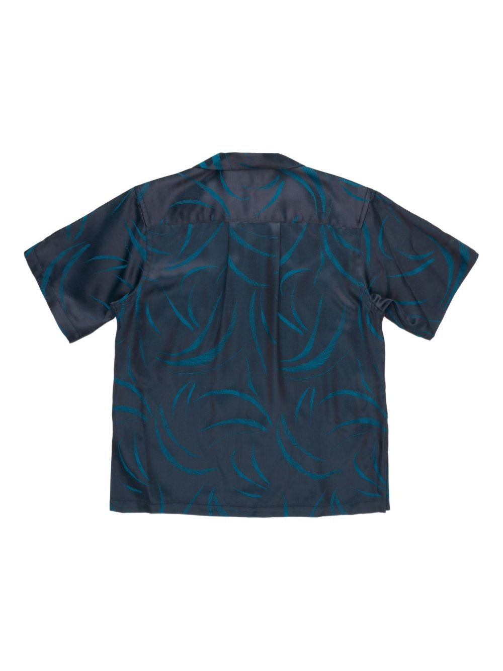 abstract-pattern print shirt - 2