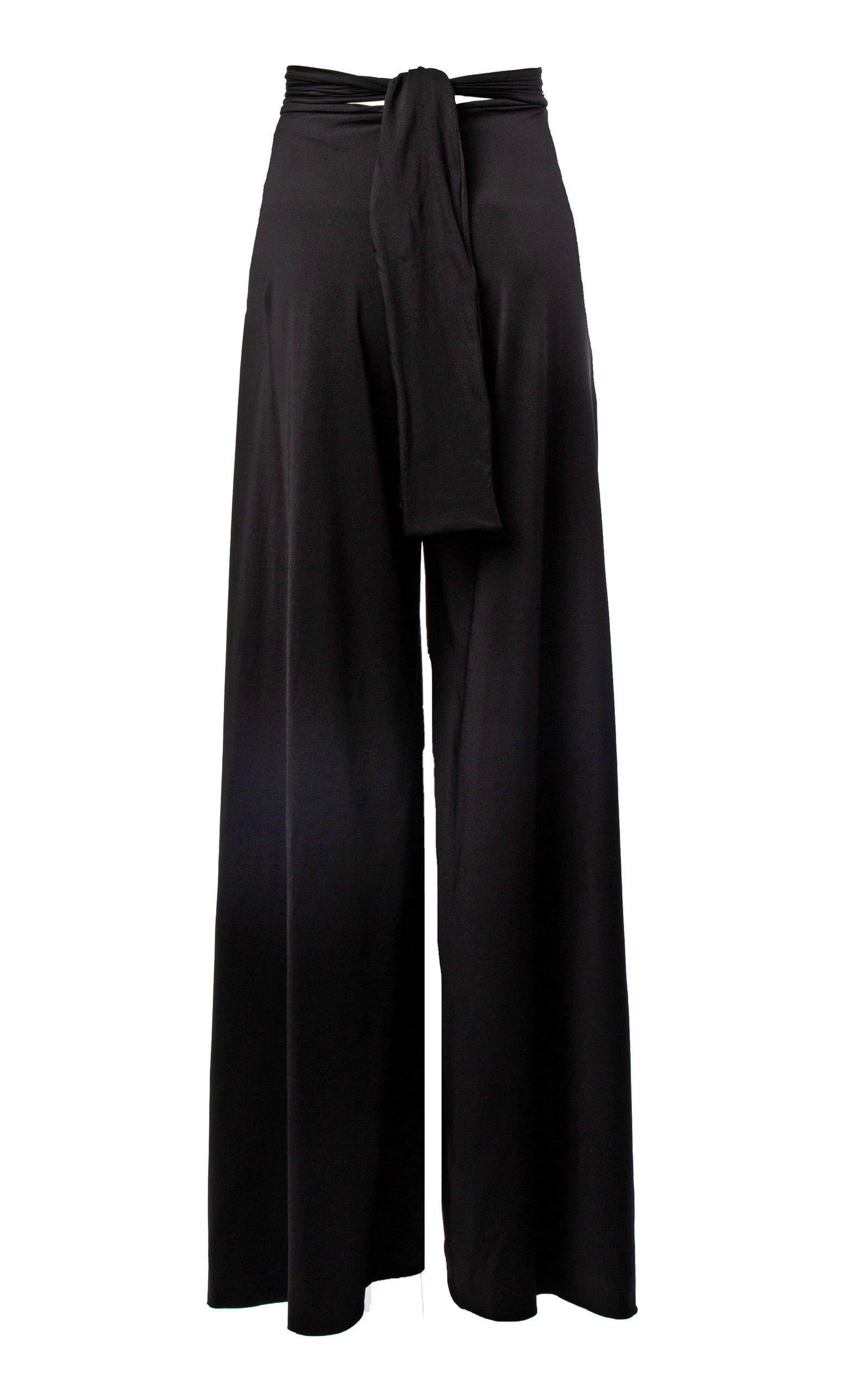 Vongola Knotted Wide-Leg Pants black - 4