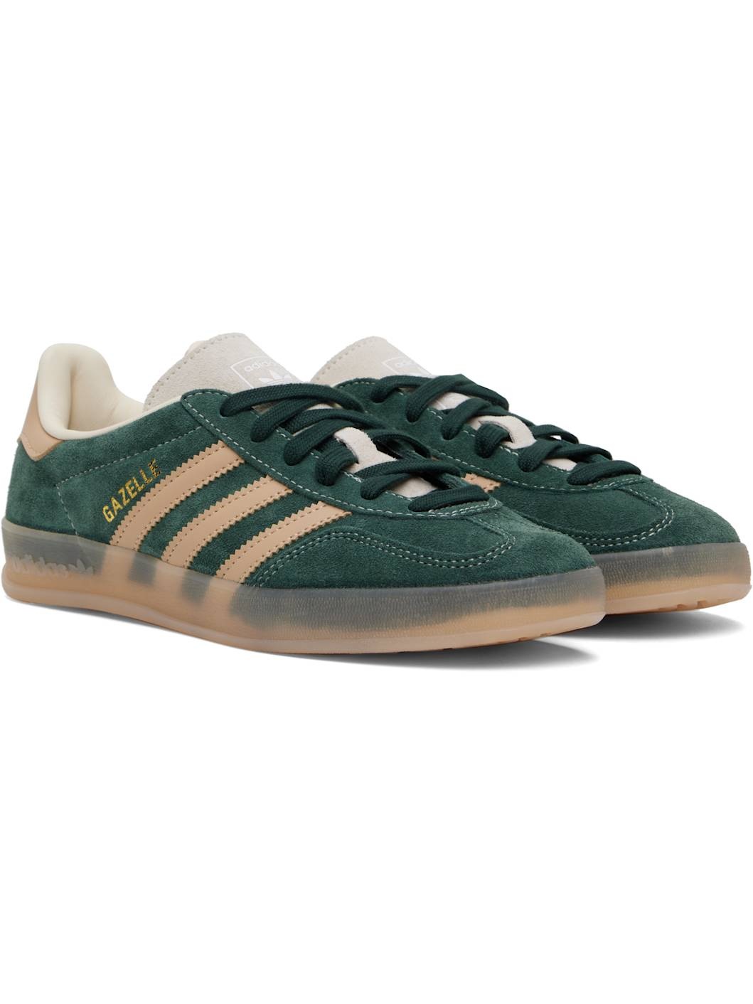 Green Gazelle Indoor Sneakers - 4