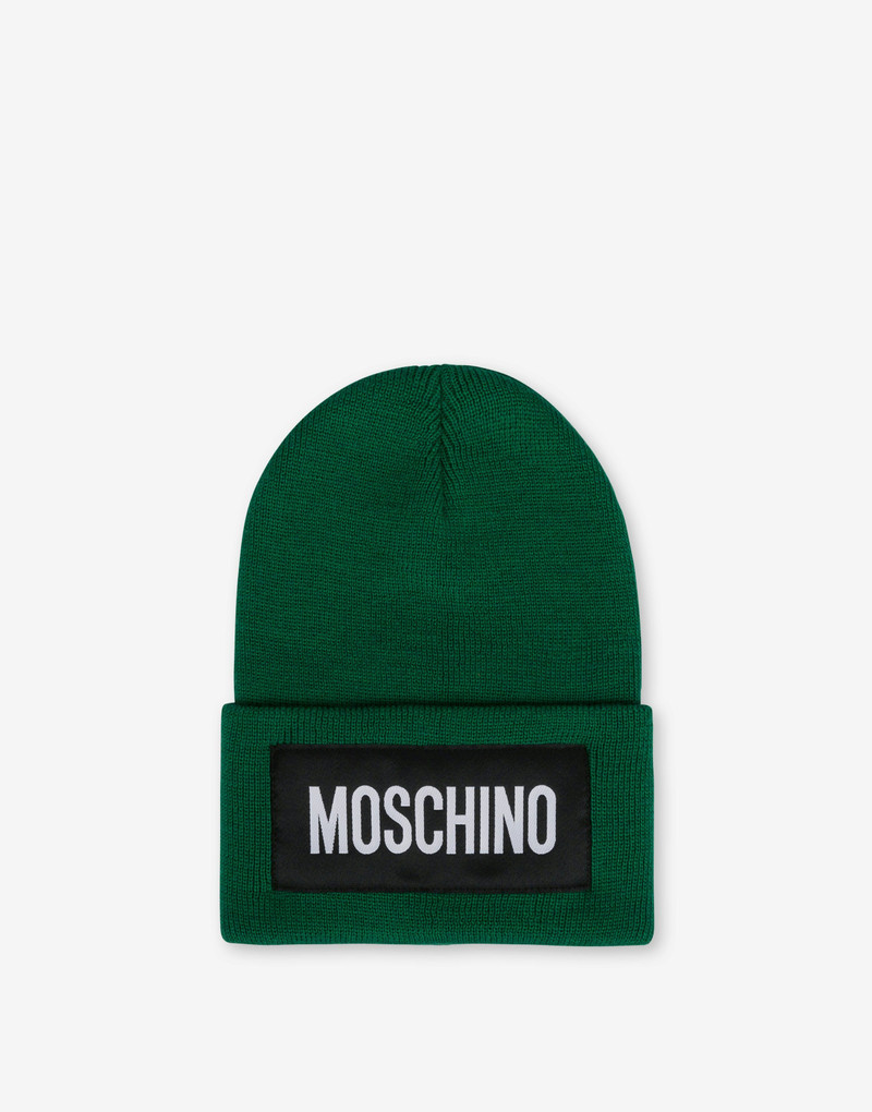 WOOL MIX HAT LOGO PATCH 1
