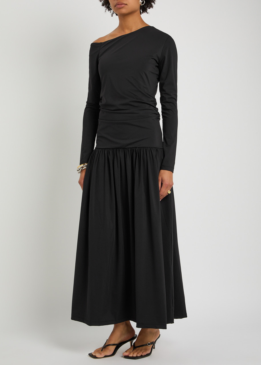 Rohe Gathered Stretch-jersey Midi Dress - 2