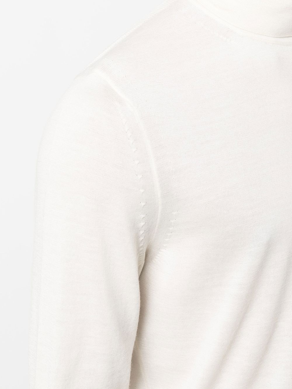 roll-neck cashmere jumper - 5