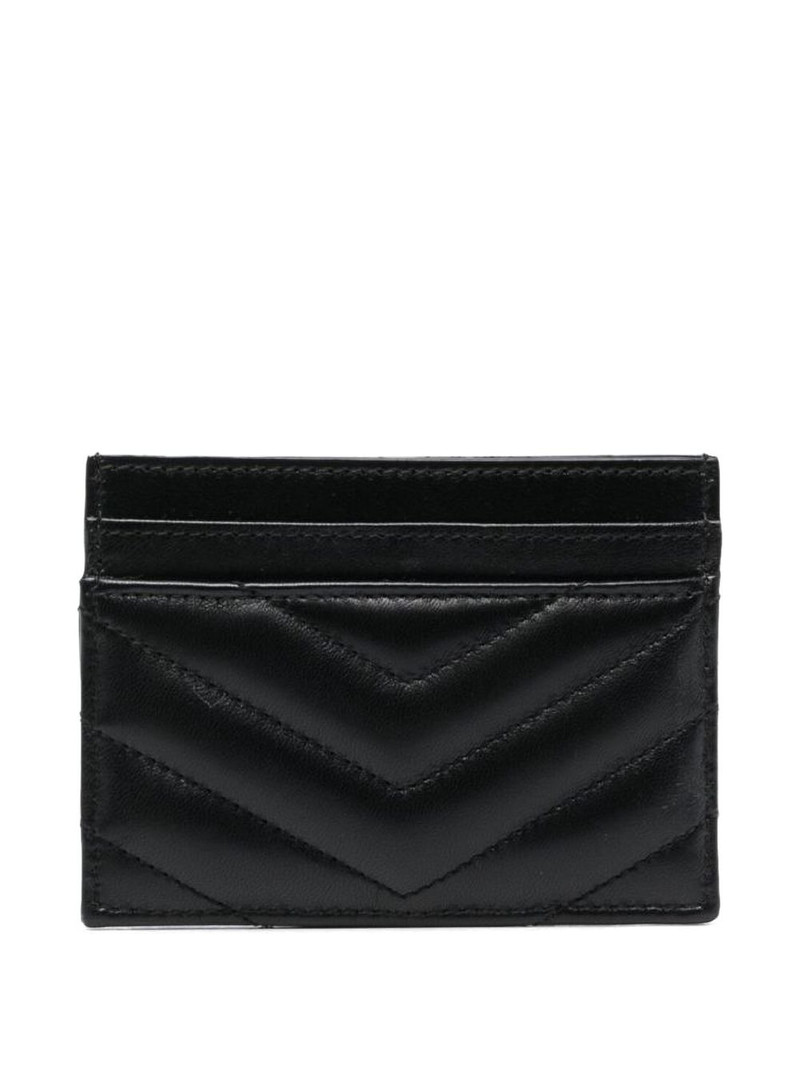 SAINT LAURENT chevron logo cardholder outlook