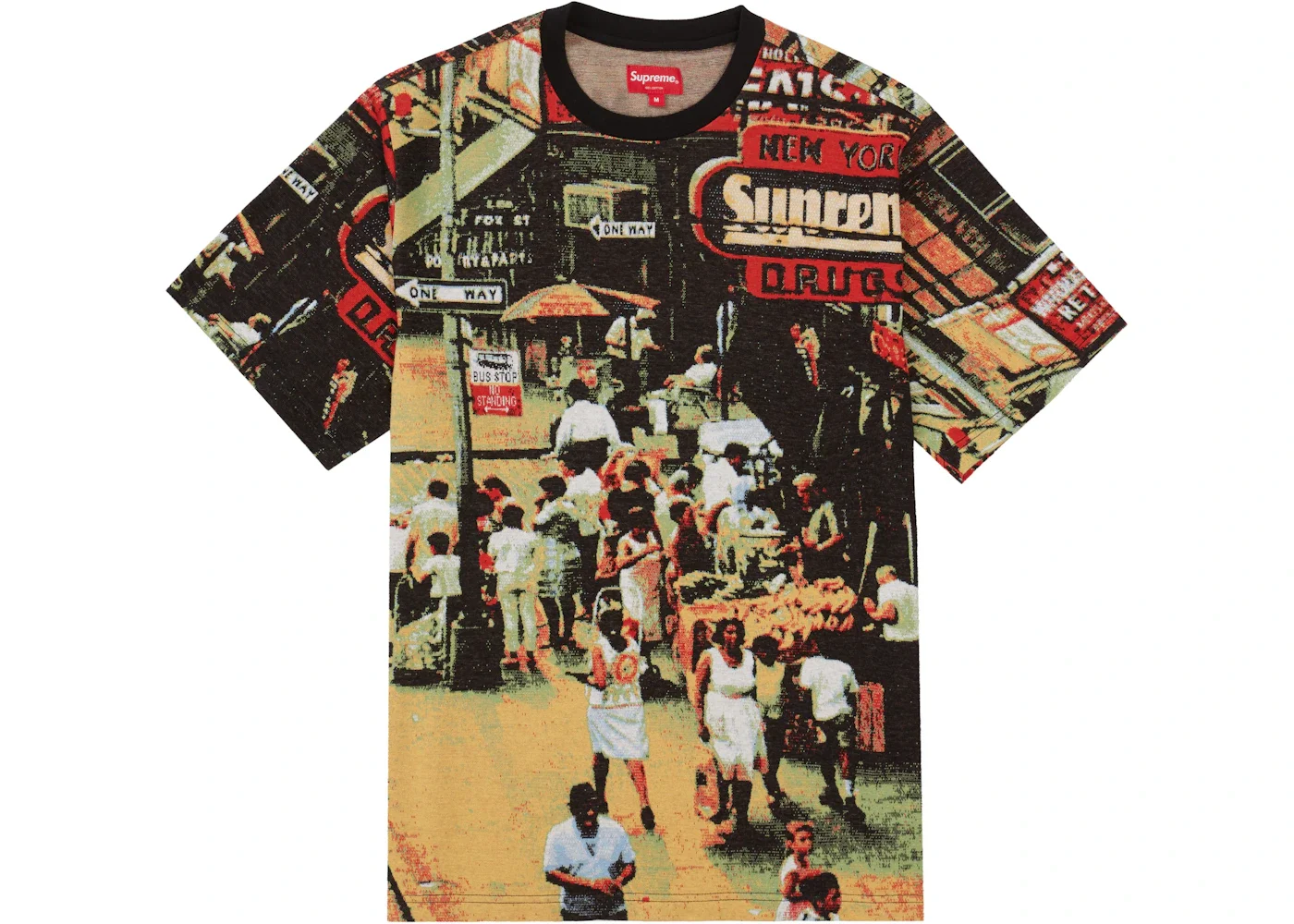 Supreme Street Scene Jacquard S/S Top Multicolor - 1