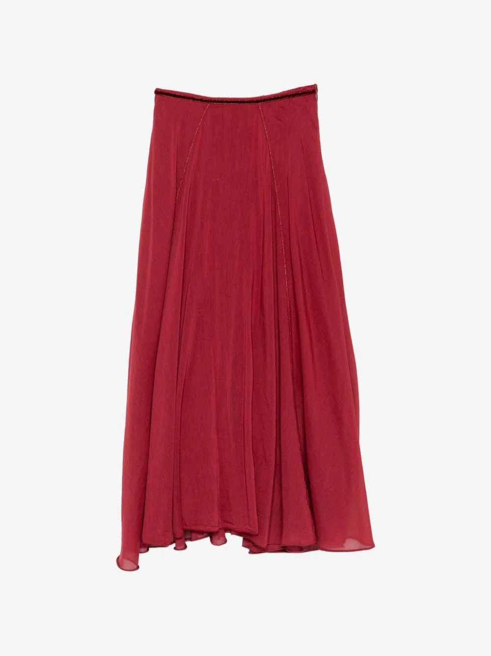 flared midi skirt - 1