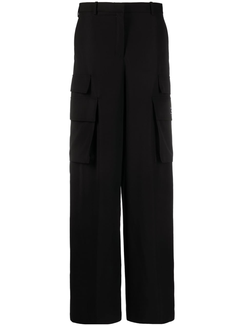 virgin wool cargo trousers - 1