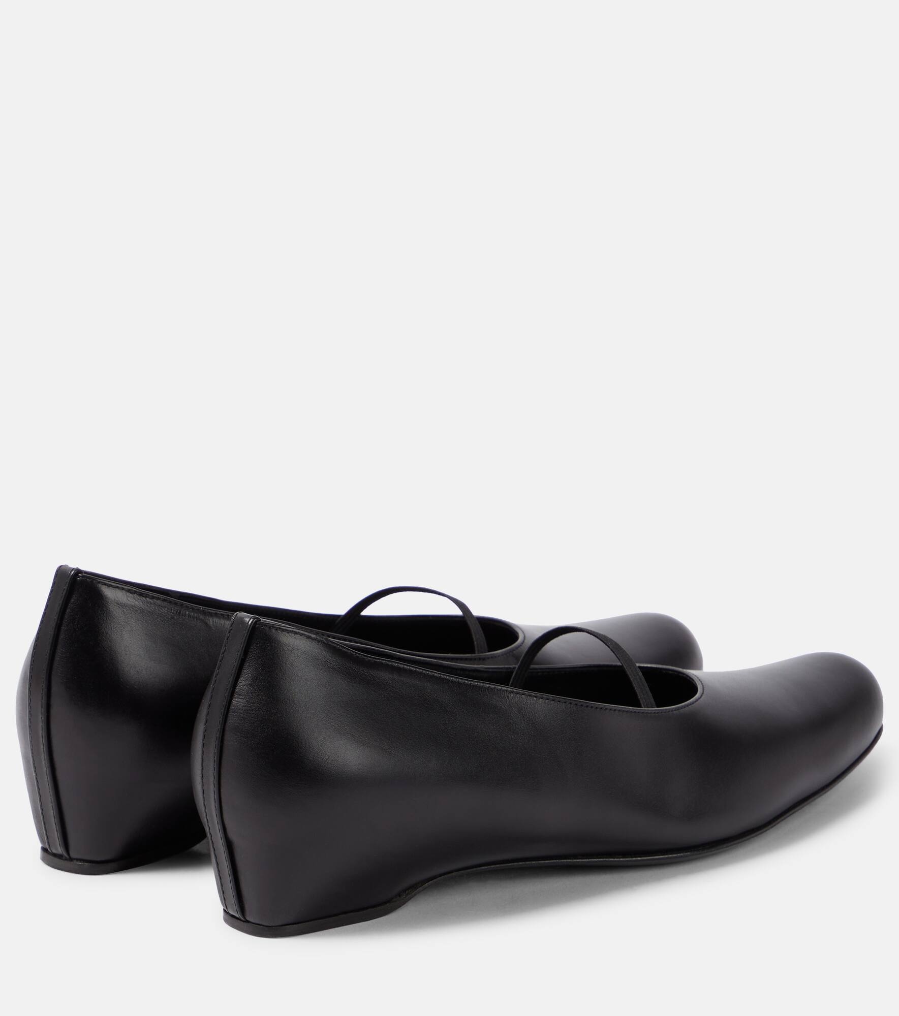 Marion leather ballet flats - 3