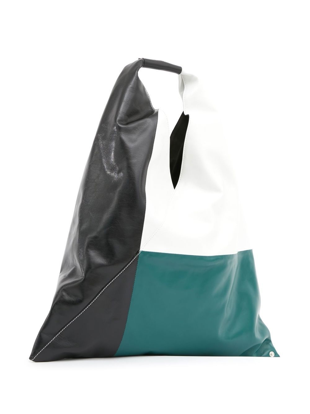 Japanese colour-block tote bag - 3