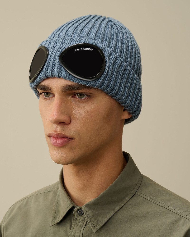 C.P. Company Extra Fine Merino Wool Goggle Beanie outlook