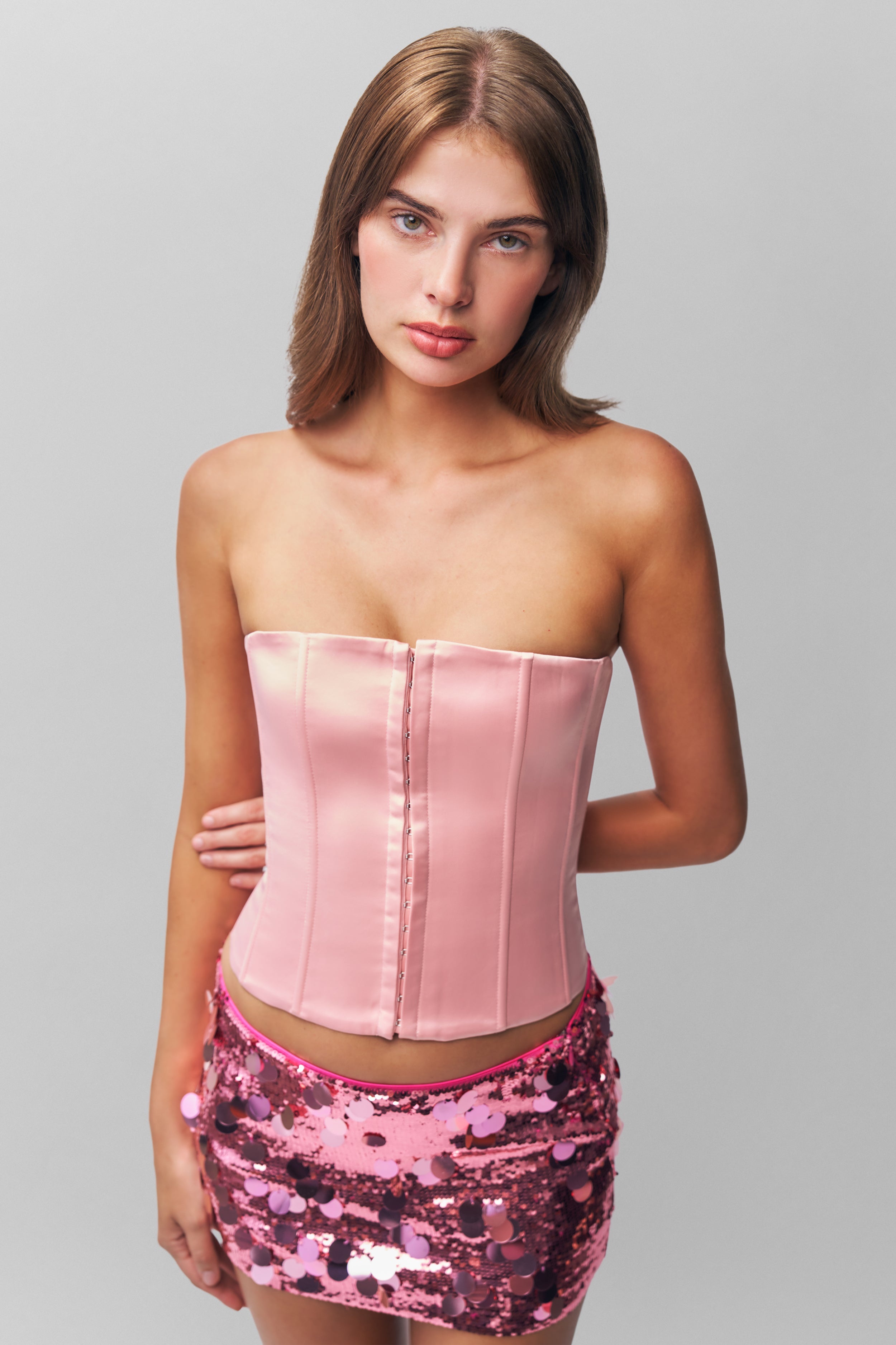SATIN CORSET - 7