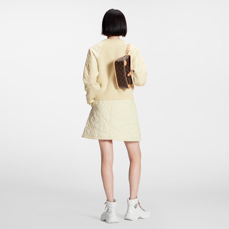 Nylon Sleeve Knit Pullover 3