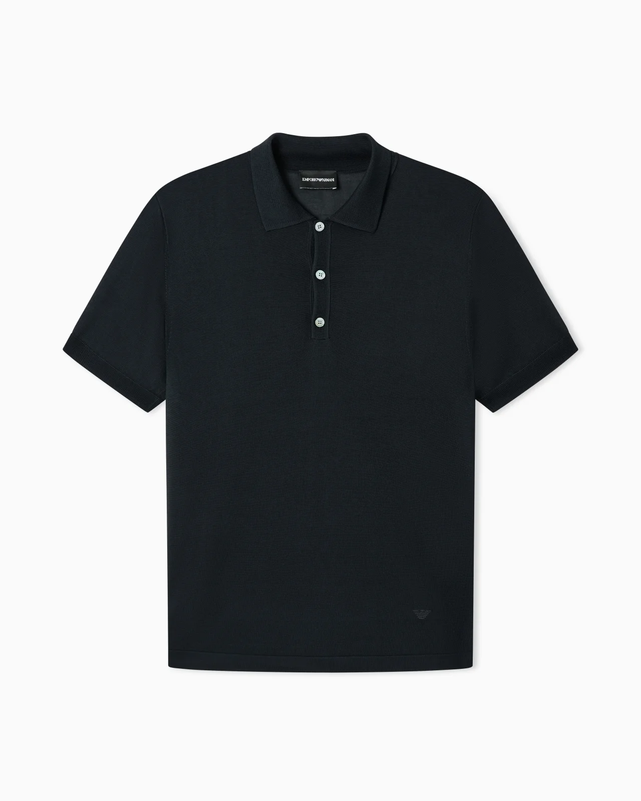 STOCKINETTE KNIT POLO SHIRT - 1