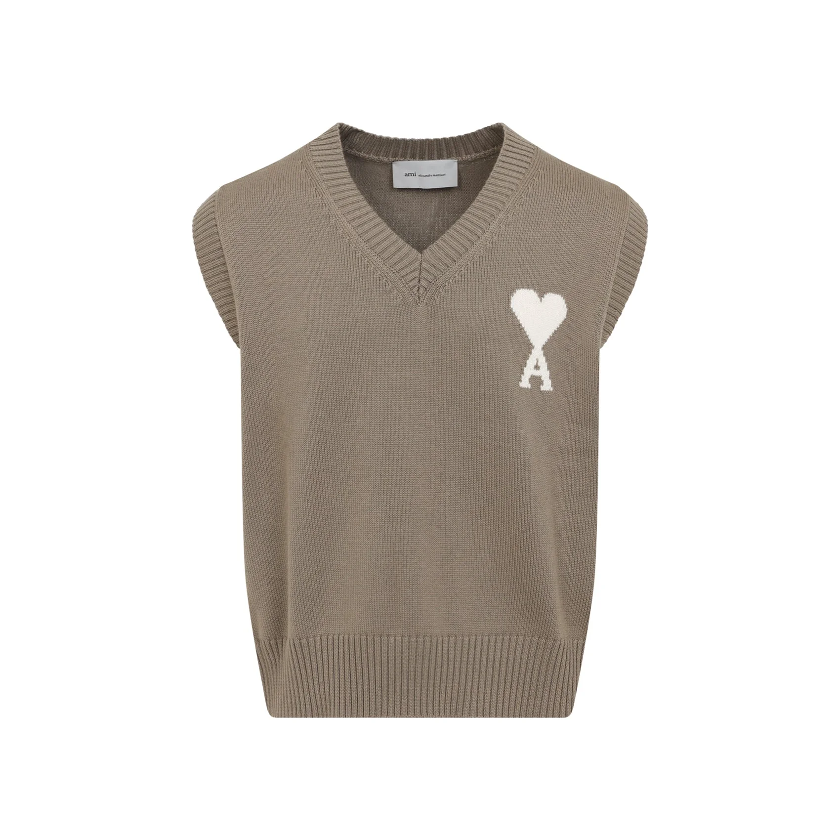 Ami Wool And Cotton Vest Men - 1