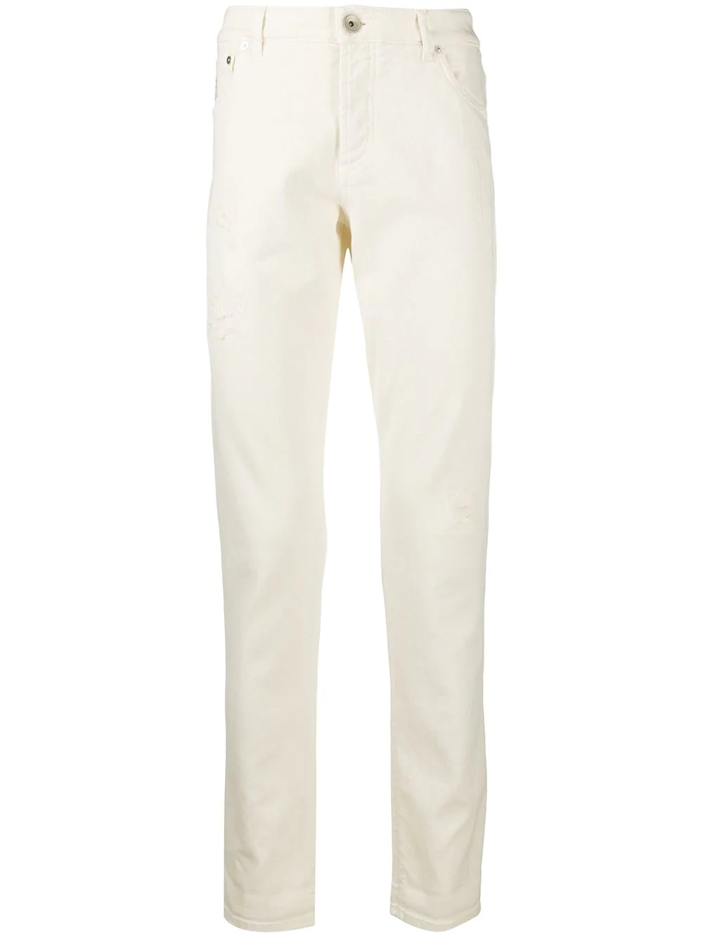 loose fit corduroy cotton trousers - 1