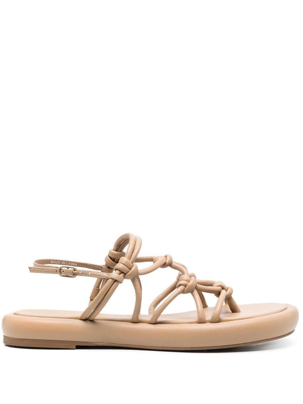 strappy leather sandals - 1