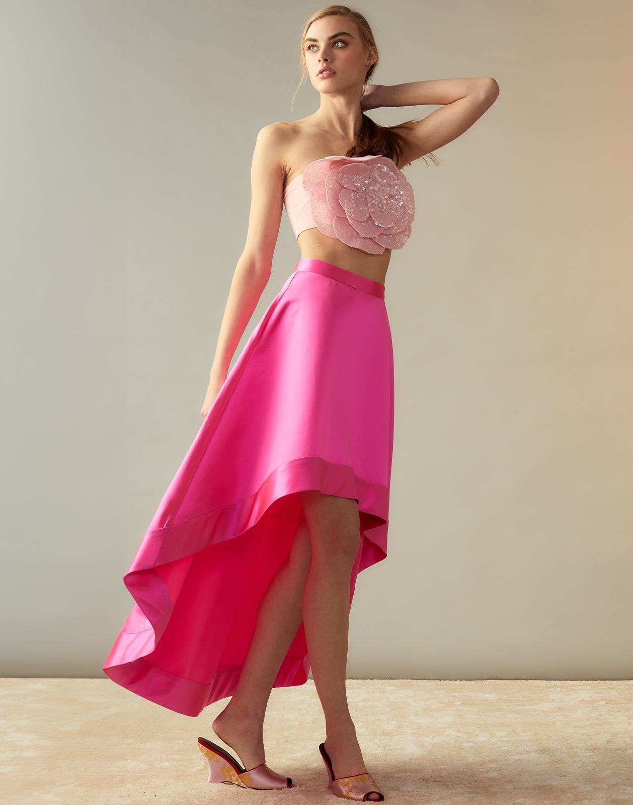 Livia Satin Skirt - 3