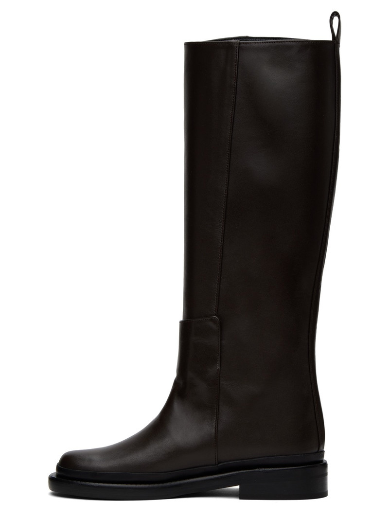 Brown Pull-Loop Boots 3
