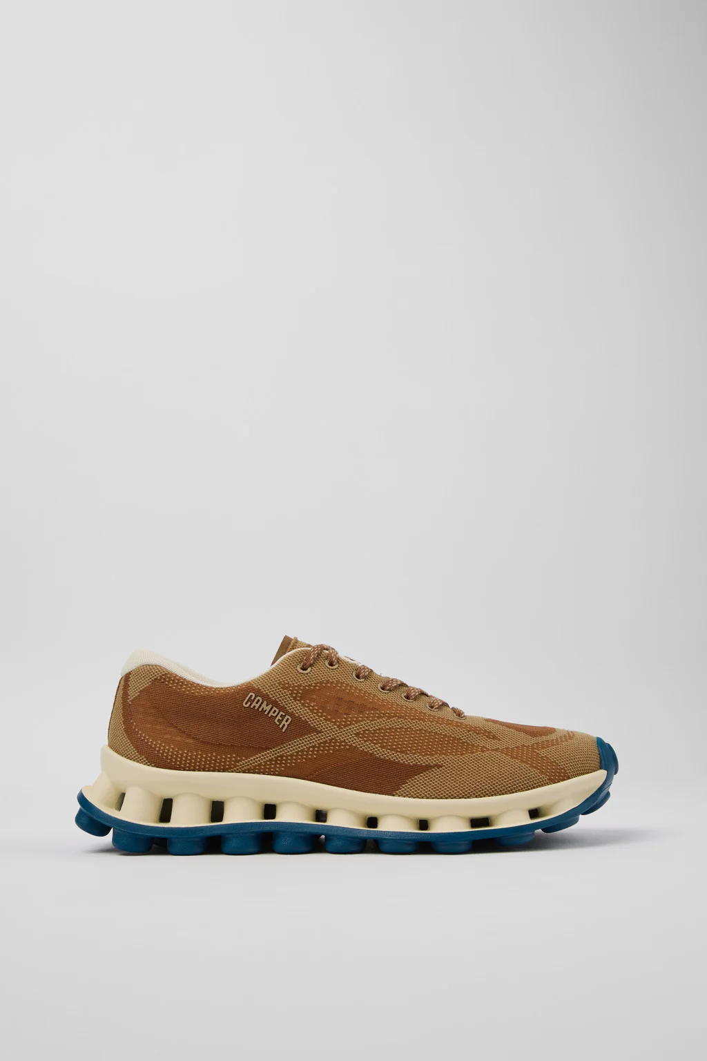 Pelotissima Brown Recycled Engineered Materials Sneakers for Men. - 1