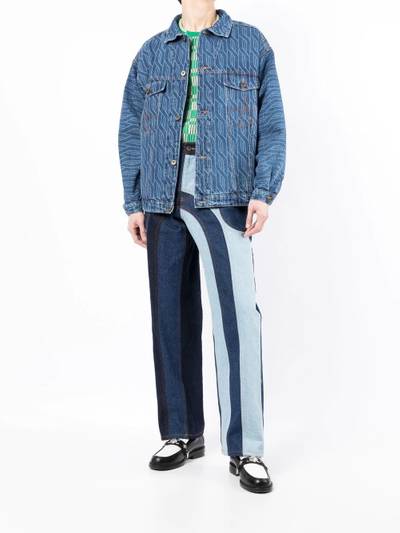 Ahluwalia organic cotton denim jacket outlook