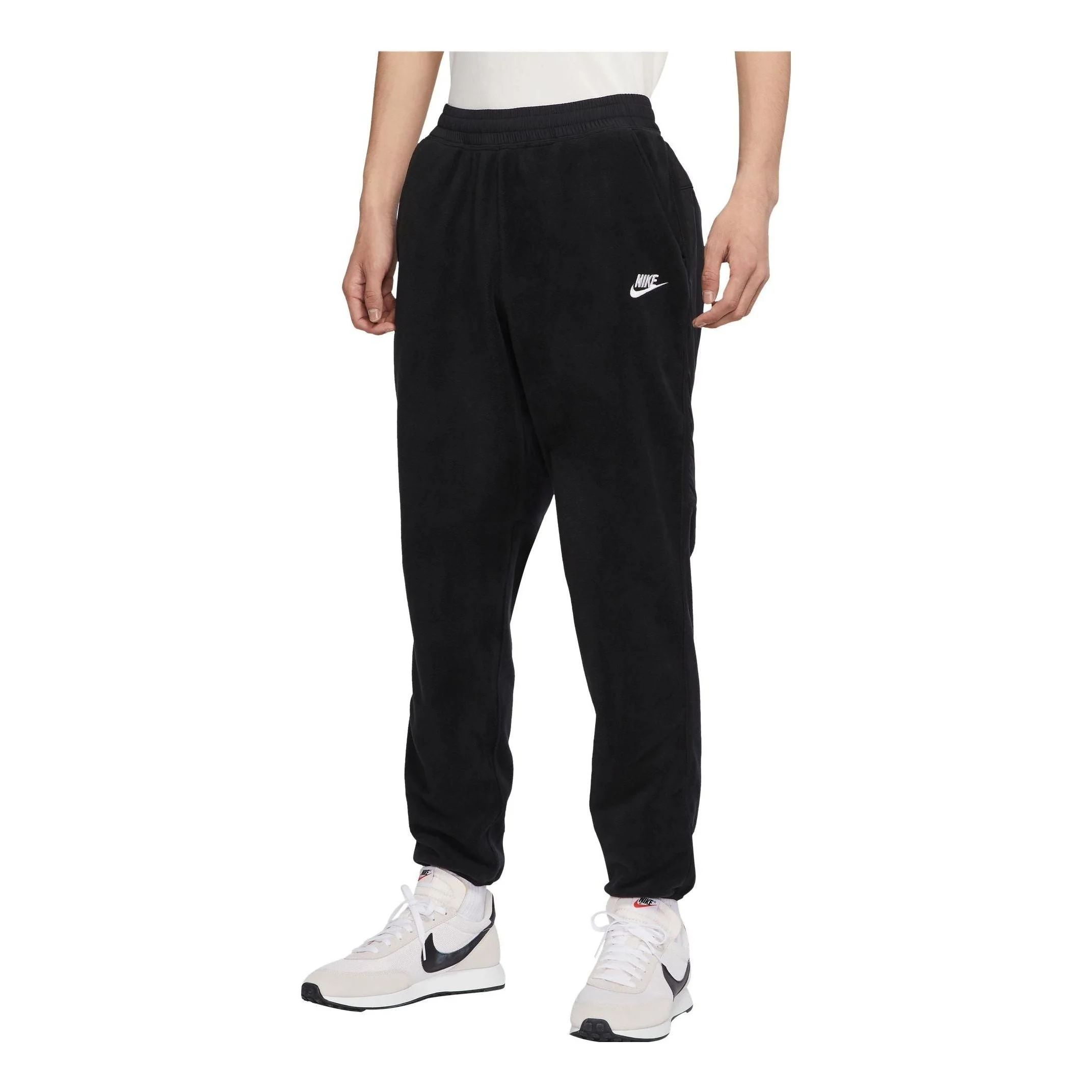 Men's Nike Sportswear Solid Color Casual Breathable Sports Pants/Trousers/Joggers Black DM1224-010 - 1