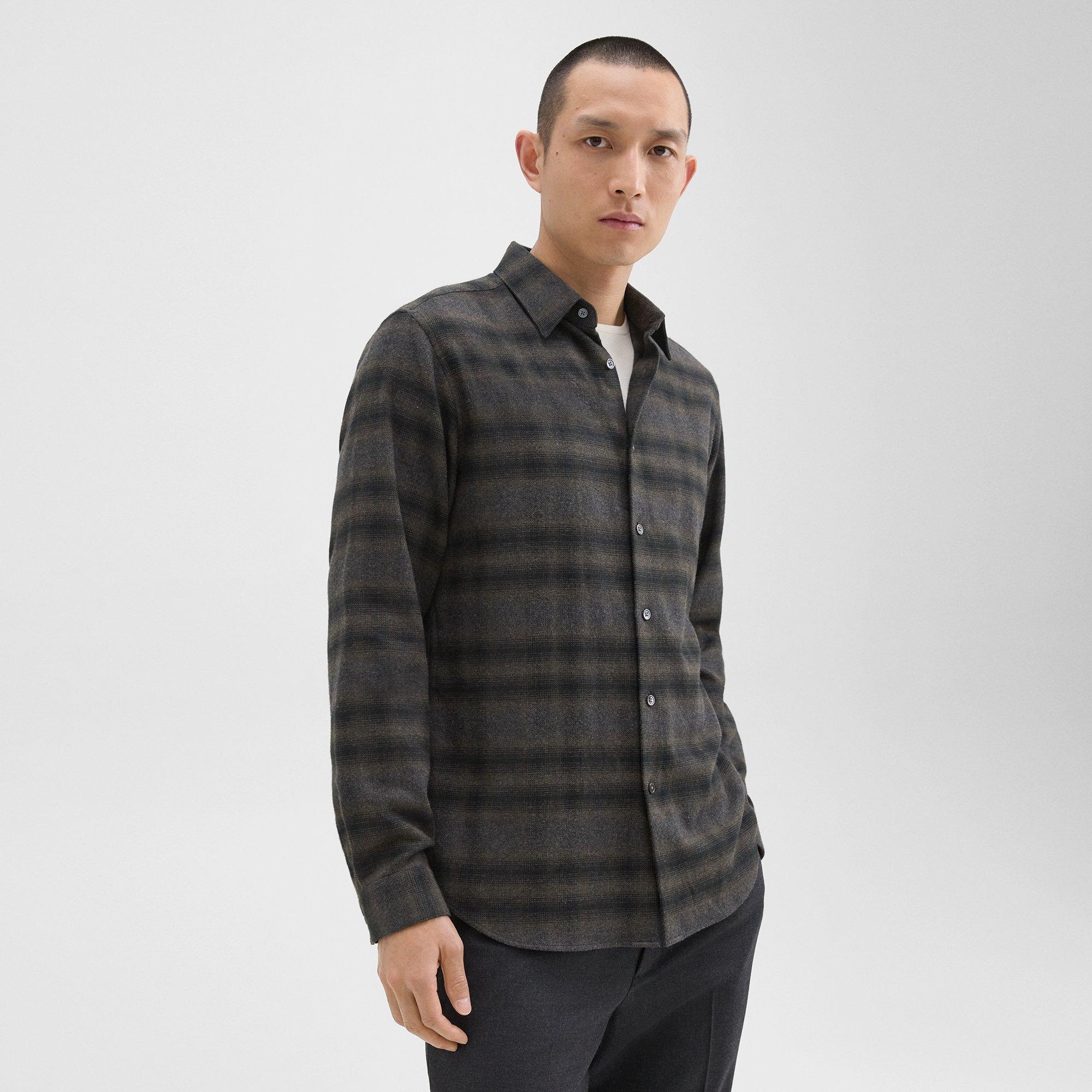 Irving Shirt in Plaid Cotton Flannel - 2