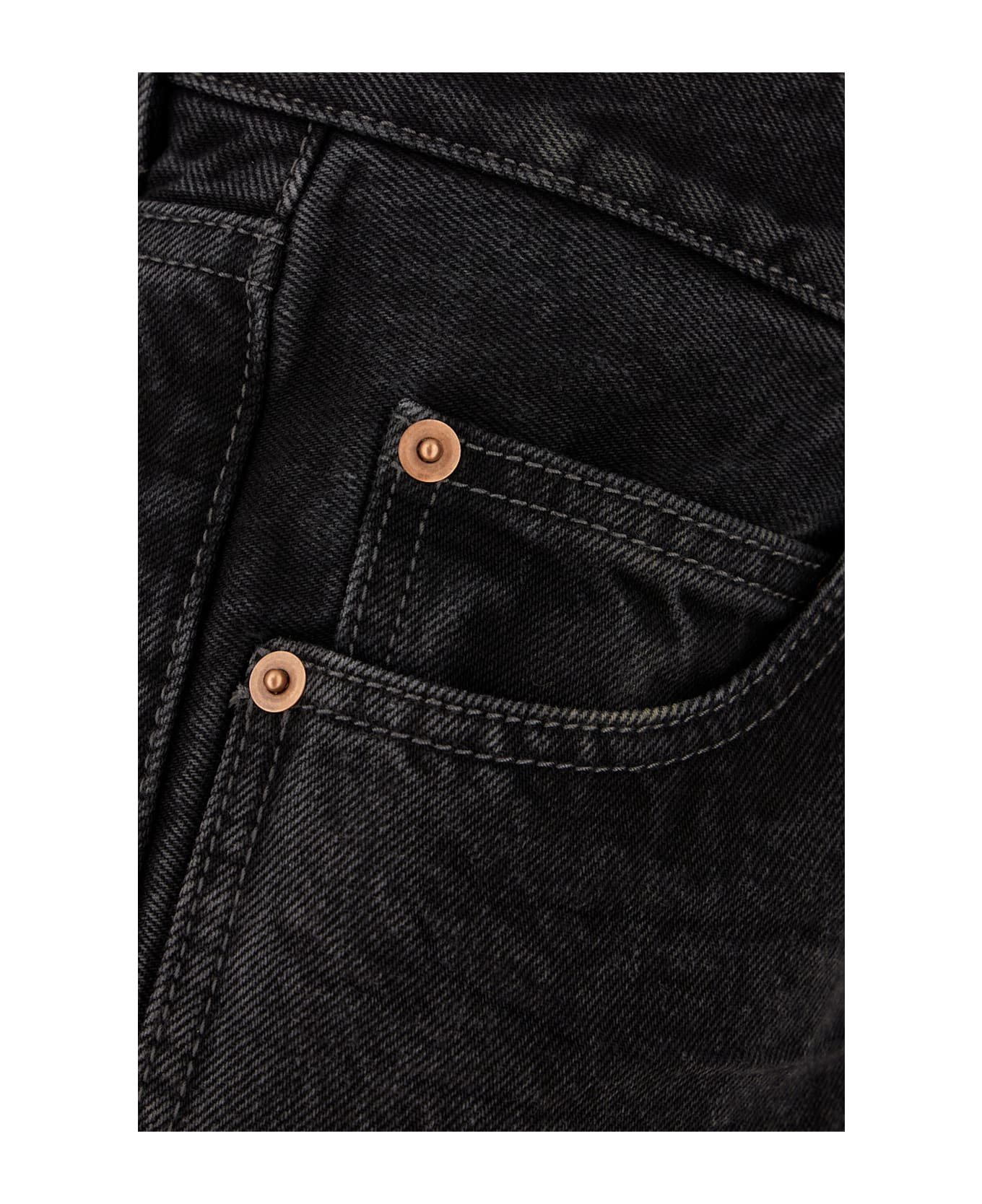 Black Denim Jeans - 3