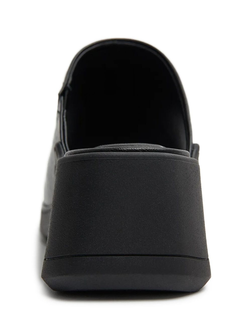 block-heel open-toe slides - 4