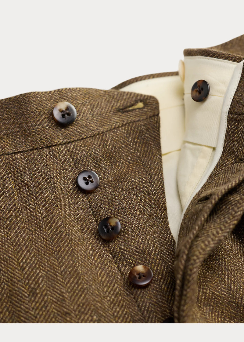Slim Fit Linen-Wool Western Trouser 7