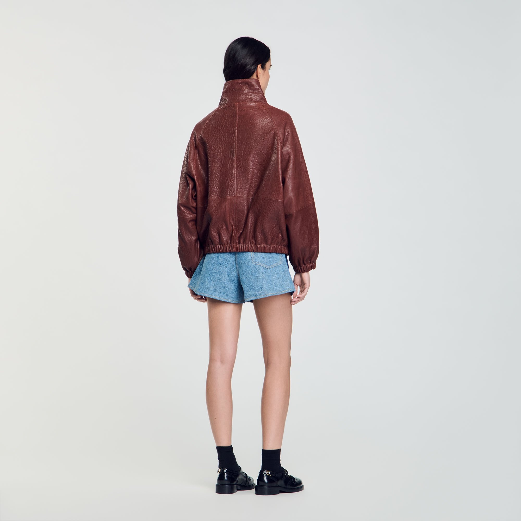 OVERSIZED LEATHER JACKET - 5