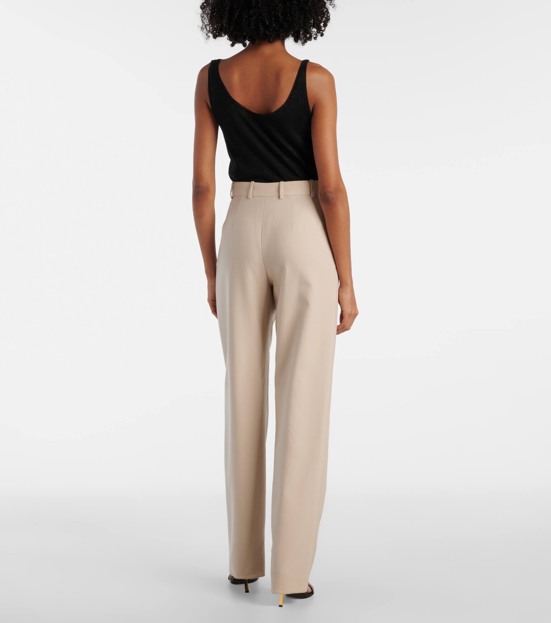 Wool straight pants - 3
