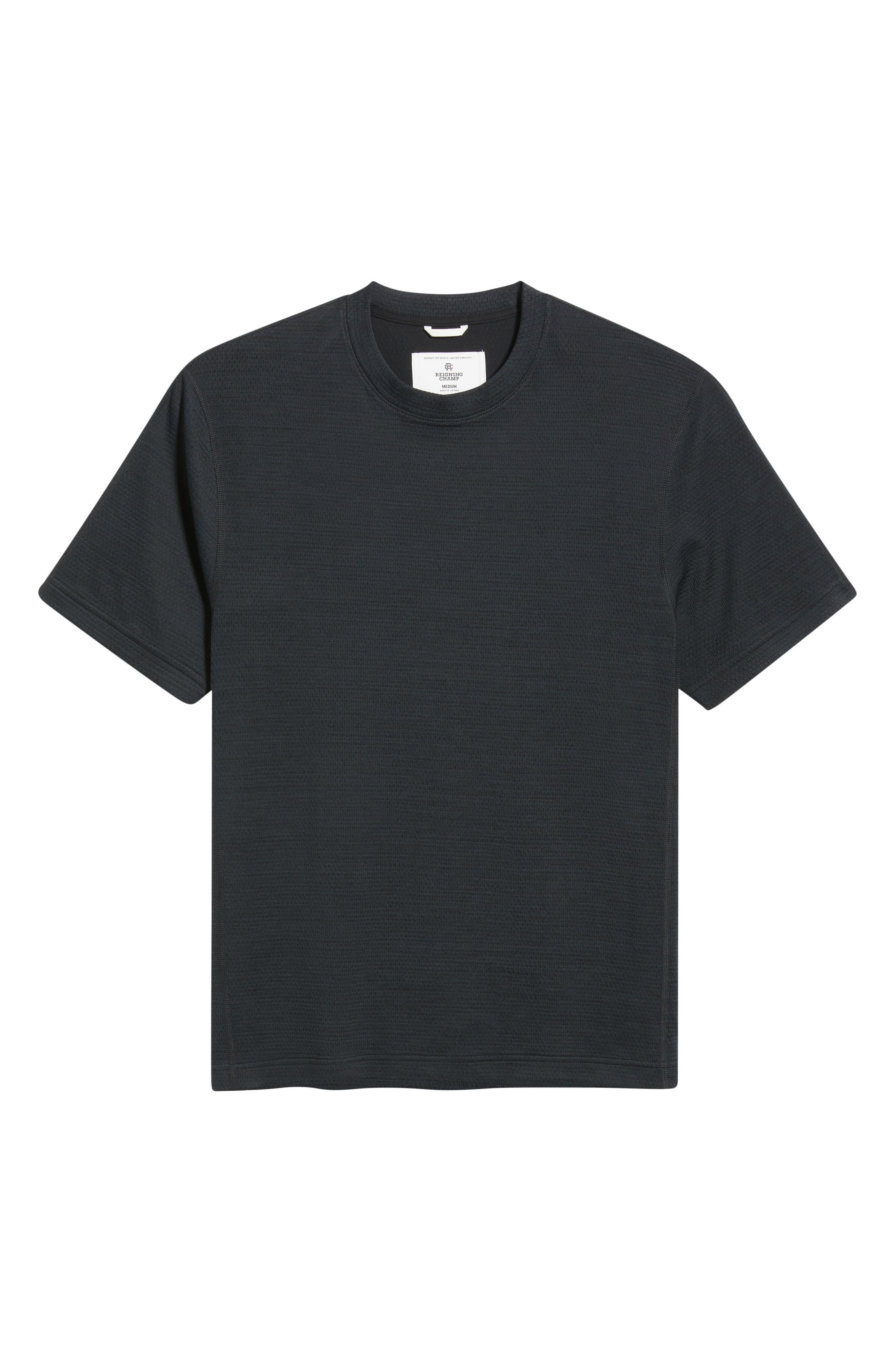 Reigning Champ Solotex® Mesh Tiebreak Performance T-Shirt in Black at Nordstrom - 5