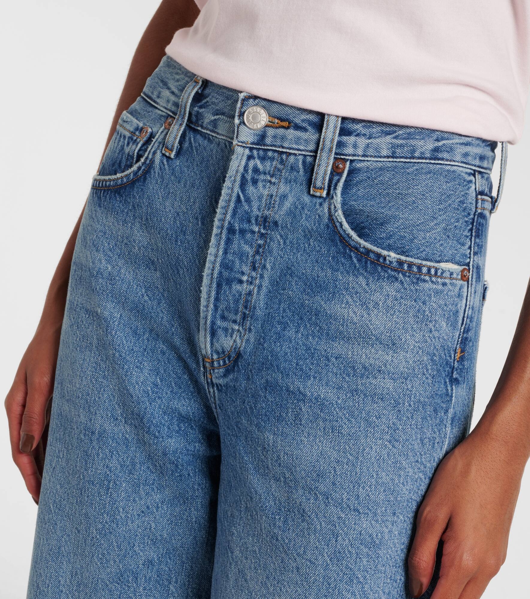 Ren high-rise wide-leg jeans - 4