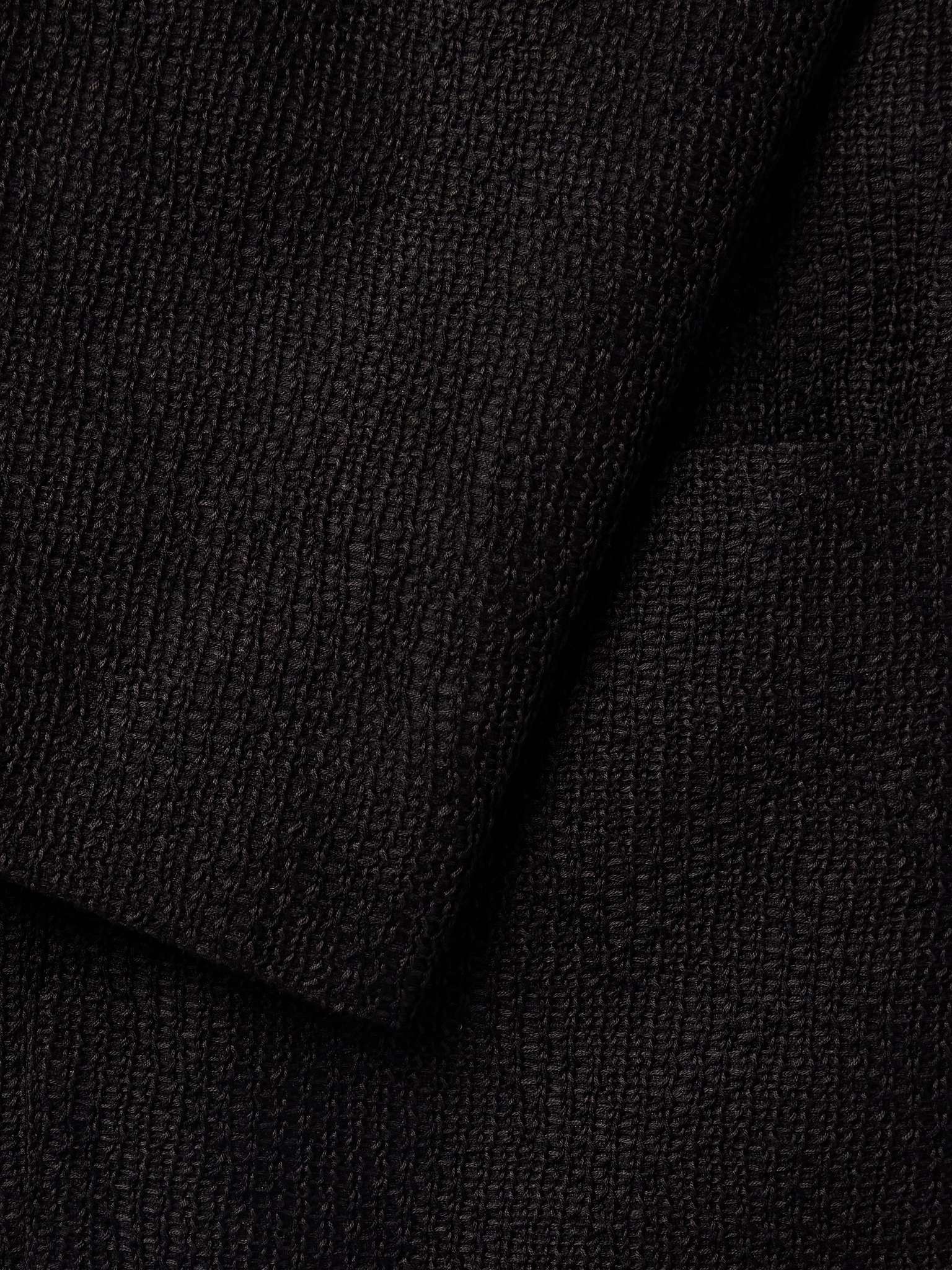 Silm-Fit Chevron-Jacquard Cotton Suit Jacket - 5