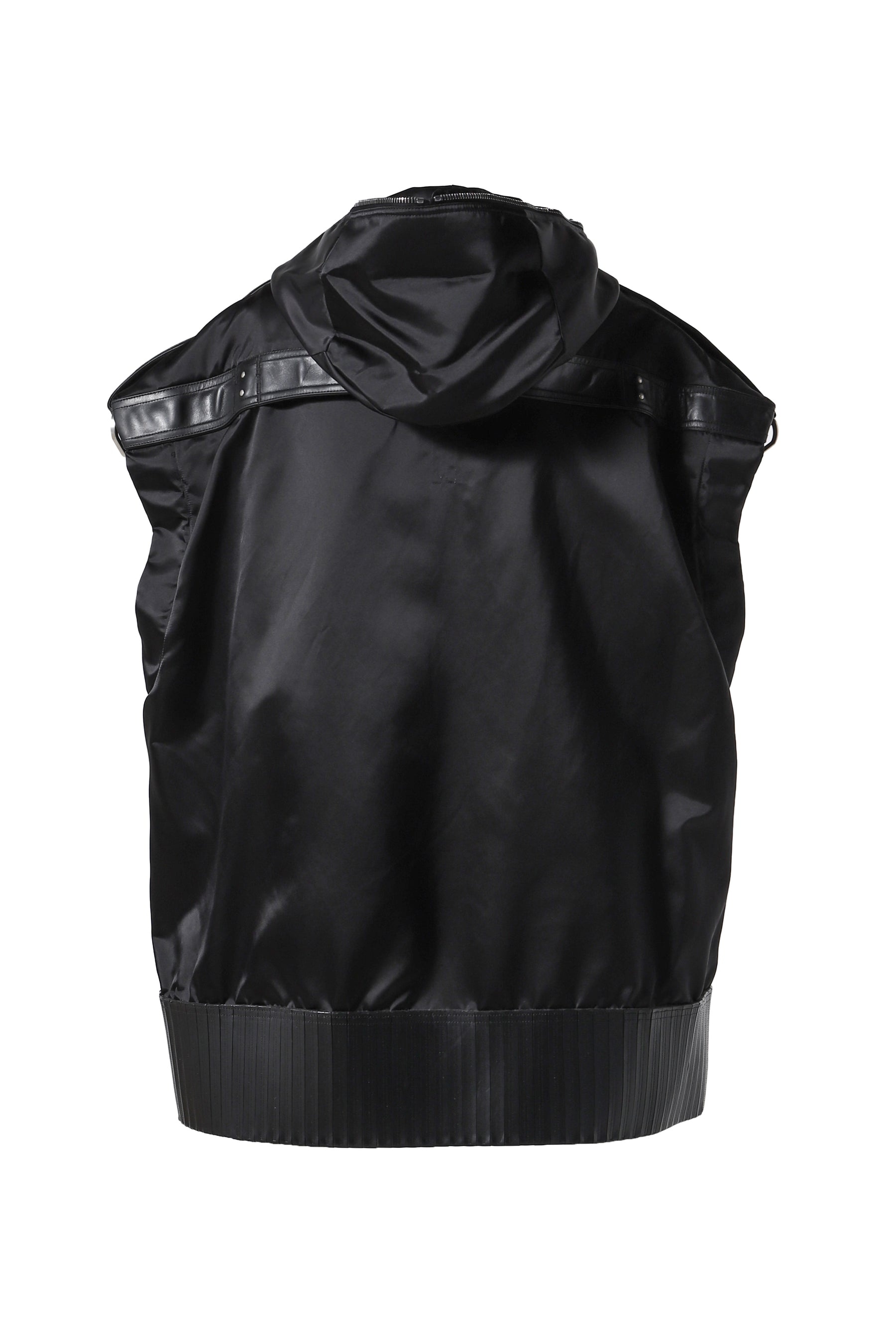 LIDO SLEEVELESS HOODIE / BLK - 2