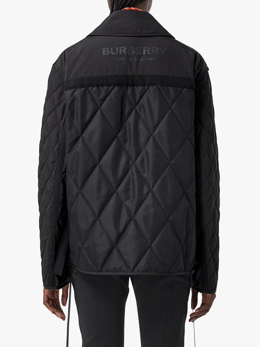 diamond quilted jacket - 4