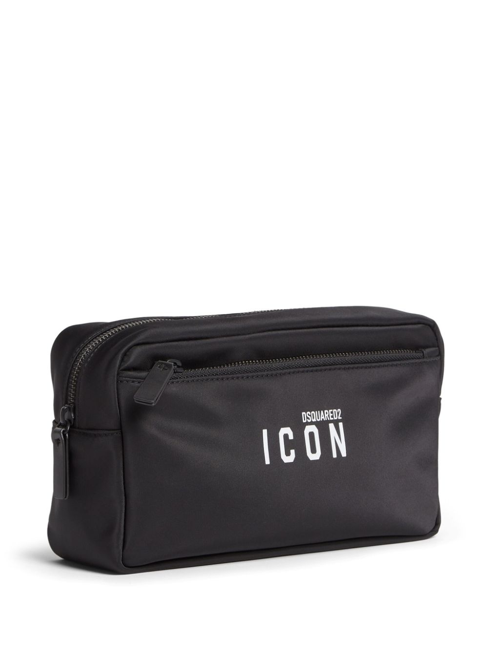 logo-print wash bag - 3
