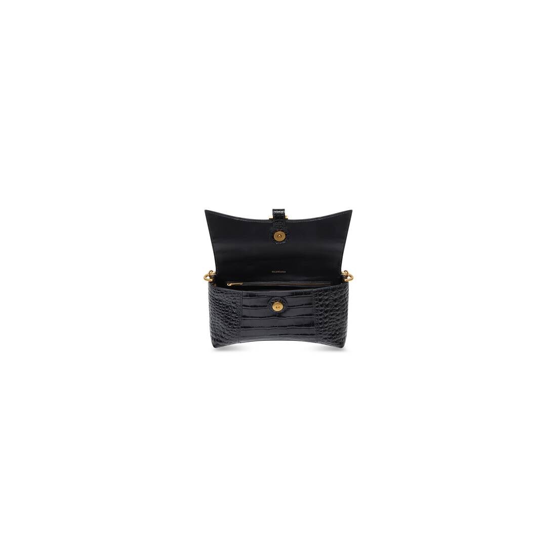 Women's Downtown Xs Shoulder Bag Crocodile Embossed in Black - 6