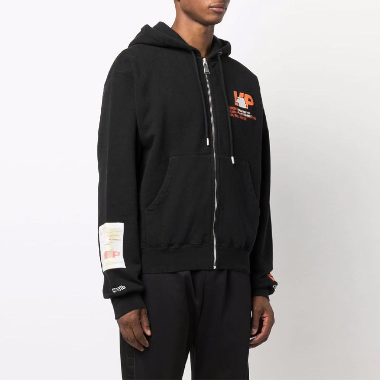 HERON PRESTON Zip Heron Gum Jacket 'Black' HMBE007F21JER0021040 - 3