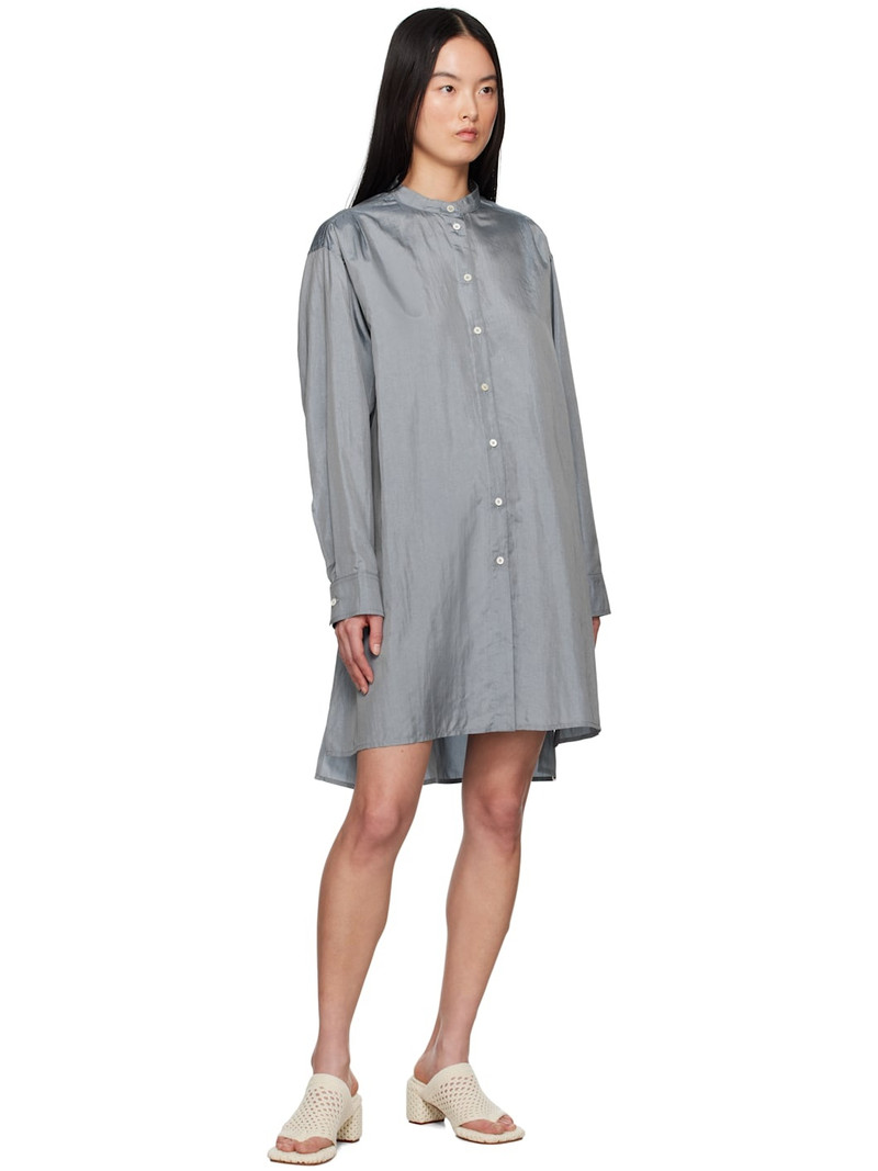 Jil Sander Blue Band Collar Minidress outlook