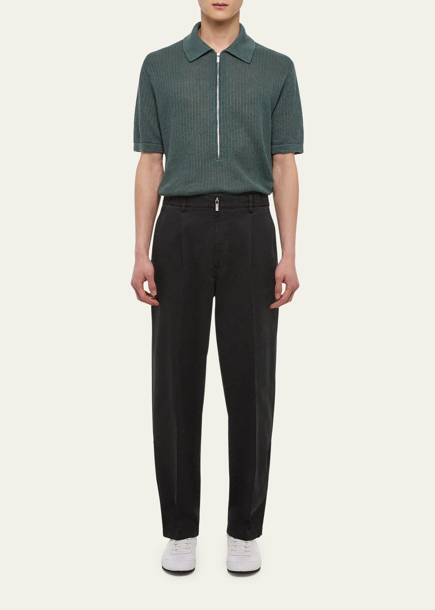 Men's Pleated Loose Fit Zoot Pans - 2
